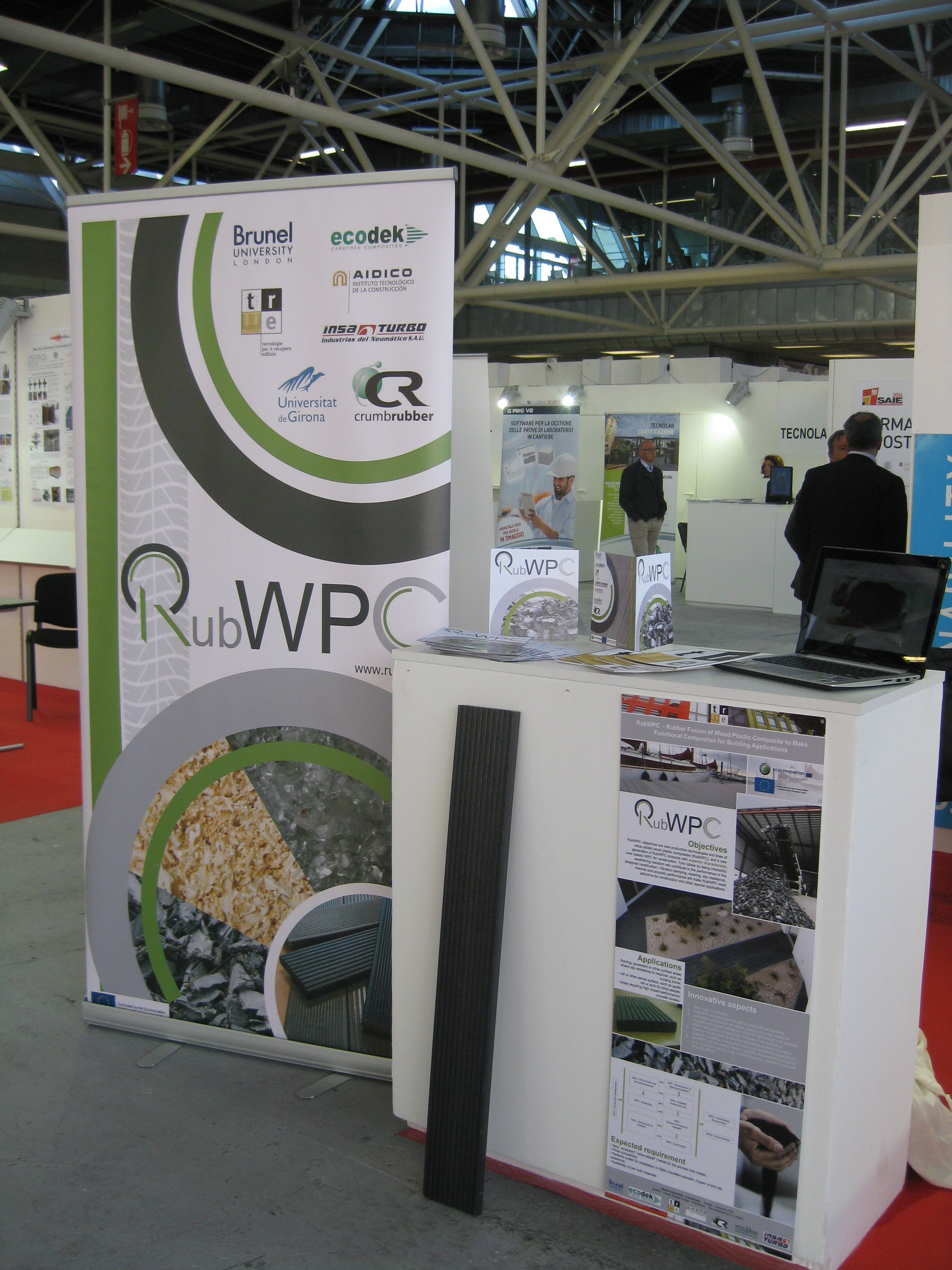 RubWPC at SAIE 2014 in Bologna, Italy